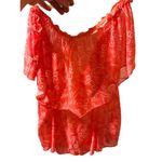 BCBGeneration NEW BCBG Women's Pink Lacey Babydoll Cami & Bottoms sz XL Romantic Lounge Sleep Photo 4