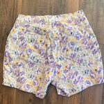 Gloria Vanderbilt  Purple and Yellow Floral Bermuda Shorts Photo 2