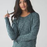 Lululemon Green Go City Pullover Crewneck Lightweight Loungewear Women's size 4 Photo 0