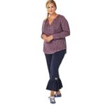 Matilda Jane Matilda Moments With You Planetarium Tunic Top Size M Purple Pink Blue Space Dye Photo 14