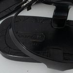Coach  Black Jelly Thong Sandals With Signature Pattern Size 7B Minimalist Casual Photo 7