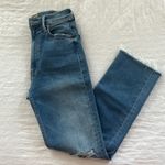 Mother High Waisted Rider Ankle Fray Jeans Size 26 Photo 3