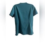 FIGS Ladies V-Neck Classic Fit Anti-Wrinkle Teal Top Size Small Photo 2
