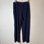 SKIMS Soft Lounge Ribbed Wide Leg Pants Navy Blue Size 3X Photo 1