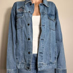 Disney Oh My  Magic Carpet Denim Jacket Size XL Photo 0