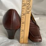 The Great  brown Italian leather heels with detail stitching Photo 3