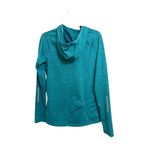 Old Navy  Hoodie Womens Large Blue Teal Heather Active Go-Dry Thumbholes Thin Photo 1