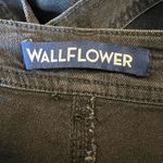 Wallflower Women Juniors Romper Black Denim Stretch Jean Overalls Bibs NWT Large Size undefined Photo 5