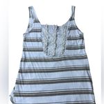 Urban Renewal  Striped Tank Top with Lace Front; One Size; best fit Medium Large Photo 2