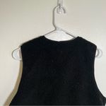 No Boundaries  Sleeveless Sherpa Vest Black Photo 5