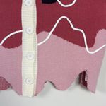 Aelfric Eden Irregular Color Block Chunky Knitted Sweater Vest Size Medium Photo 2