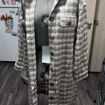 Windsor Tan and White Plaid Jacket Photo 0
