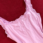 SKIMS  fits everybody lace square neck bodysuit in petal size S Photo 2