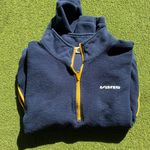 Vans Navy Blue 3/4 Zip Crew Neck Photo 2