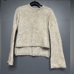 Rick Owens Mohair and Wool Wide Sleeve Sweater Taupe S Pink Photo 0