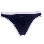 Speedo NWT Bikini Bottom Hipster Swimwear Black White Trim XS Photo 5