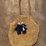 American Eagle Outfitters Woven Rattan Beach Bag Purse Photo 0