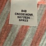 Caslon  Modal/Cotton blend striped Tshirt, long fit, short sleeve, pink &white Photo 7