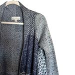 Knox Rose  Cardigan Womens Small Multicolor Chunky Fringe Boho Waterfall Sweater Photo 2