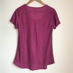 LuLaRoe Short Sleeve Geometric Print Top Pink Wome Photo 1