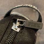 PINK - Victoria's Secret Pink Victoria’s Secret Cosmetic Pouch Gray/Black Color Photo 3