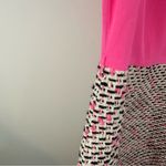Kate Spade  Pink Colorblock Silk and Tweed Shift Dress Size 4 Women's Photo 4