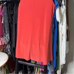 Sympli Nu Tank Swing Jersey Dress Short in Coral Orange Size 14 Photo 10