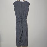 ALBION FIT Albion Gingham Check Crop Jumpsuit Black White Sz‎ S Photo 6