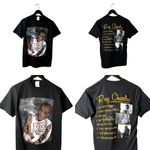 Vintage Y2K Ray Charles Jamie Foxx Movie Tee Black Small S T Shirt Graphic Solid Photo 1