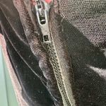 1950s Vintage Black Velvet Circle Skirt Dress Size M Photo 4