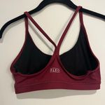 Fleo Sports Bra Racerback Red Maroon NO PADS Size Small Photo 1