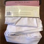 Collette Love Active White Stretch Quick Dry Sports Shirt Sleeveless Size L Size L Photo 1