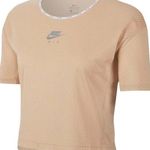 Nike Women's Air Short Sleeve Running Crop Top, Small Photo 1