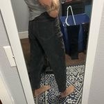 We Wore What  Bahbah High Rise Dad Jean Gray Photo 9