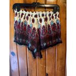 Mudd Boho Shorts Elastic Waist Lace Trim Beach Festival Summer Short Size Large Photo 3
