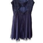 Speechless Party dress cut out sleeveless flare tulle sequins size Junior 5 Blue Photo 13