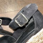Wild Diva  Black/Tan Wedges 7.5 Photo 8