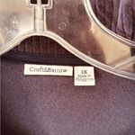 Croft & Barrow Navy Blue Zip-Up Women's Jacket Photo 2