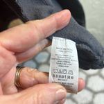 prAna Grey Coat with Striped Collar, stripe details at collar and cuffs, longer Photo 9