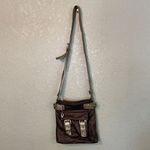 wilson's leather Metallic brown/gold small crossbody purse Photo 2