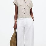 Madewell NWT Boxy Cargo-Pocket Button-Up Shirt, Size Small Photo 1