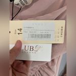 NEW! CLUB L LONDON Blush Pink Maternity Asymmetric Ruched Maxi Dress US 10/UK 14 Photo 10