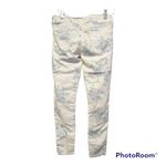 American Eagle Stretch Floral White Jeggings Photo 2