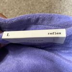 Reflex Lavender Terry Cloth High Rise Shorts Size L Purple Size L Photo 4