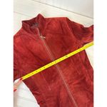 NWT Leathervilla Vintage Suede Burgundy Coat Outdoor VTG Gorpcore Womens Size S Red Photo 2