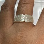 Solid Mother Of Pearl Ring White Photo 7