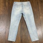 Driftwood Gizelle High Rise Embroidered Dizzy Daisy Distressed Light Wash Jeans Photo 7