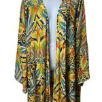 Forever 21 NEW  Animal Tropical Print Kimono Swim Beach Cover up Resort Travel 1X Photo 0
