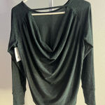 Spanx soft stretch Open-Back Long Sleeve Top Green Heather size XS Photo 0