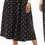 Hill House  Home The Krista Skirt Khaki Autumn Paisley Photo 0